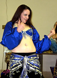 Danelle Dances in Beautiful Blue
