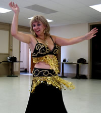 Black and Gold are Perfect for a Bellydance Costume