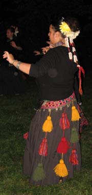 Our Gracious Host Toni Wiggles Her Tassles