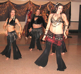 Romka Leads Vikki and Others in Some Moves