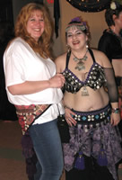Crystal and Linda (What, no Costume?)