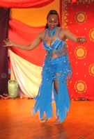 Jendayi--Bellydancer in Blue