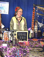 Khadu'ja of Wild Gypsy Fire Hangs Out and Models Cowry Hair Falls