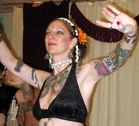 Darlene Shows Tribal Style