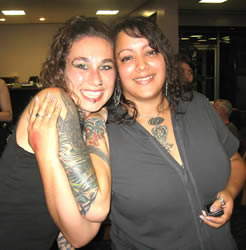 Toni Poses with Amy of Unmata