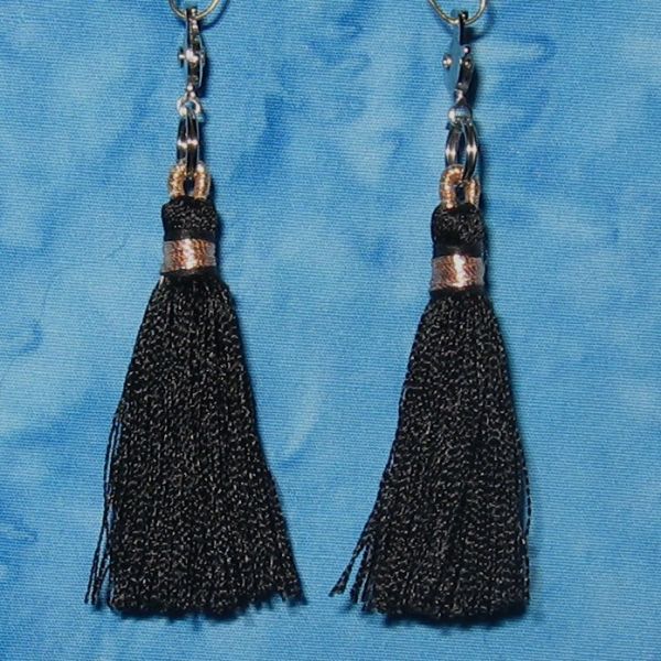 Clippy Bit Mini- Black Tassel