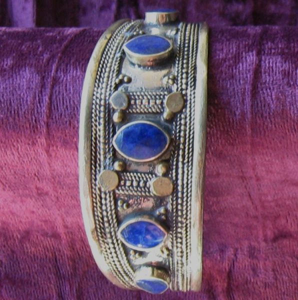 Kuchi Cuff with Lapis Accents 3