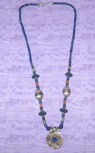 Beaded Silver Necklace 7