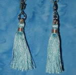 Clippy Bit Mini- Turquoise Tassel