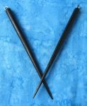 Wood Hair Sticks Pitch Black