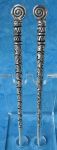 Sterling Silver Spiral Hair Sticks