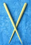 Wood Hair Stick Light Yellow