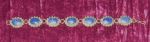 Another view of Kuchi Link Bracelet in Lapis 1