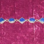 Kuchi Link Bracelet in Lapis 2