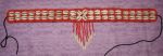 Another view of Cowry and Beaded Choker Red