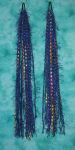 Blue Rainbow Yarn Hair Falls